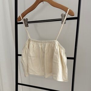 OZMA Neale Top - White/Cream, Small